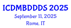 International Conference on Data Mining, Big Data, Database and Data System (ICDMBDDDS) September 11, 2025 - Rome, Italy