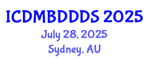 International Conference on Data Mining, Big Data, Database and Data System (ICDMBDDDS) July 28, 2025 - Sydney, Australia