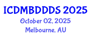 International Conference on Data Mining, Big Data, Database and Data System (ICDMBDDDS) October 02, 2025 - Melbourne, Australia