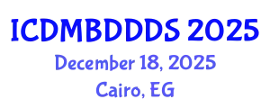 International Conference on Data Mining, Big Data, Database and Data System (ICDMBDDDS) December 18, 2025 - Cairo, Egypt