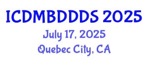 International Conference on Data Mining, Big Data, Database and Data System (ICDMBDDDS) July 17, 2025 - Quebec City, Canada