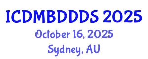 International Conference on Data Mining, Big Data, Database and Data System (ICDMBDDDS) October 16, 2025 - Sydney, Australia