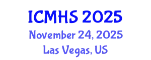 International Conference on Medical and Health Sciences (ICMHS) November 24, 2025 - Las Vegas, United States