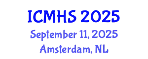 International Conference on Medical and Health Sciences (ICMHS) September 11, 2025 - Amsterdam, Netherlands