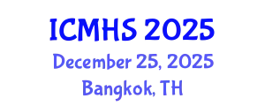 International Conference on Medical and Health Sciences (ICMHS) December 25, 2025 - Bangkok, Thailand
