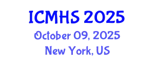 International Conference on Medical and Health Sciences (ICMHS) October 09, 2025 - New York, United States