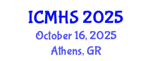 International Conference on Medical and Health Sciences (ICMHS) October 16, 2025 - Athens, Greece