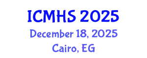 International Conference on Medical and Health Sciences (ICMHS) December 18, 2025 - Cairo, Egypt