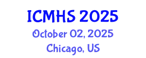 International Conference on Medical and Health Sciences (ICMHS) October 02, 2025 - Chicago, United States