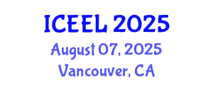 International Conference on Education and E-Learning (ICEEL) August 07, 2025 - Vancouver, Canada