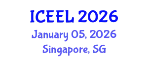 International Conference on Education and E-Learning (ICEEL) January 05, 2026 - Singapore, Singapore