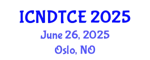 International Conference on Non-Destructive Testing in Civil Engineering (ICNDTCE) June 26, 2025 - Oslo, Norway