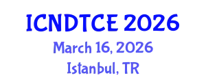 International Conference on Non-Destructive Testing in Civil Engineering (ICNDTCE) March 16, 2026 - Istanbul, Turkey