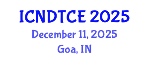 International Conference on Non-Destructive Testing in Civil Engineering (ICNDTCE) December 11, 2025 - Goa, India