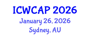 International Conference on Wireless Communications, Antennas and Propagation (ICWCAP) January 26, 2026 - Sydney, Australia