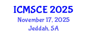 International Conference on Materials Science and Composite Engineering (ICMSCE) November 17, 2025 - Jeddah, Saudi Arabia