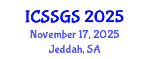 International Conference on Sedimentology, Stratigraphy and Geological Sciences (ICSSGS) November 17, 2025 - Jeddah, Saudi Arabia