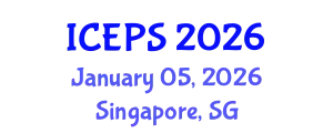 International Conference on Economics and Political Science (ICEPS) January 05, 2026 - Singapore, Singapore