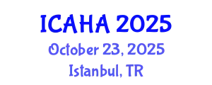 International Conference on Audiology and Hearing Aids (ICAHA) October 23, 2025 - Istanbul, Turkey