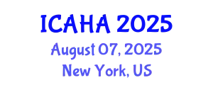 International Conference on Audiology and Hearing Aids (ICAHA) August 07, 2025 - New York, United States