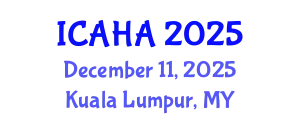 International Conference on Audiology and Hearing Aids (ICAHA) December 11, 2025 - Kuala Lumpur, Malaysia