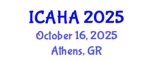 International Conference on Audiology and Hearing Aids (ICAHA) October 16, 2025 - Athens, Greece