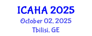 International Conference on Audiology and Hearing Aids (ICAHA) October 02, 2025 - Tbilisi, Georgia