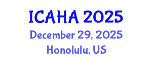 International Conference on Audiology and Hearing Aids (ICAHA) December 29, 2025 - Honolulu, United States