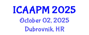 International Conference on Anesthesia and Acute Pain Management (ICAAPM) October 02, 2025 - Dubrovnik, Croatia