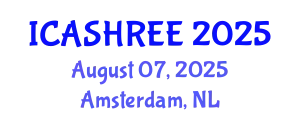 International Conference on Agriculture Science, Horticulture Research and Environment Engineering (ICASHREE) August 07, 2025 - Amsterdam, Netherlands