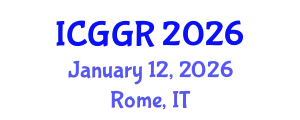 International Conference on Genetics and Genome Research (ICGGR) January 12, 2026 - Rome, Italy