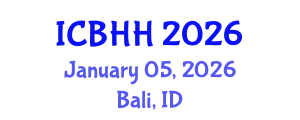 International Conference on Biopesticides and Human Health (ICBHH) January 05, 2026 - Bali, Indonesia