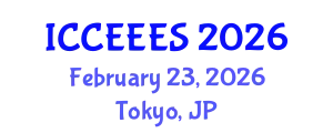 International Conference on Civil, Environmental Engineering and Earth Sciences (ICCEEES) February 23, 2026 - Tokyo, Japan