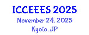 International Conference on Civil, Environmental Engineering and Earth Sciences (ICCEEES) November 24, 2025 - Kyoto, Japan