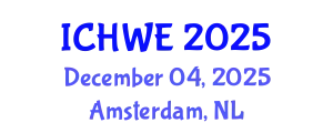International Conference on Hydroinformatics and Water Engineering (ICHWE) December 04, 2025 - Amsterdam, Netherlands