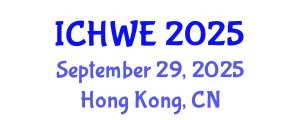International Conference on Hydroinformatics and Water Engineering (ICHWE) September 29, 2025 - Hong Kong, China