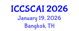 International Conference on Computer Sciences, Computational and Artificial Intelligence (ICCSCAI) January 19, 2026 - Bangkok, Thailand