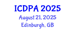 International Conference on Developmental Psychology and Adolescence (ICDPA) August 21, 2025 - Edinburgh, United Kingdom