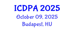 International Conference on Developmental Psychology and Adolescence (ICDPA) October 09, 2025 - Budapest, Hungary