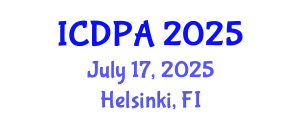 International Conference on Developmental Psychology and Adolescence (ICDPA) July 17, 2025 - Helsinki, Finland