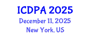 International Conference on Developmental Psychology and Adolescence (ICDPA) December 11, 2025 - New York, United States