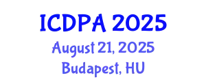 International Conference on Developmental Psychology and Adolescence (ICDPA) August 21, 2025 - Budapest, Hungary