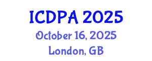 International Conference on Developmental Psychology and Adolescence (ICDPA) October 16, 2025 - London, United Kingdom