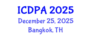 International Conference on Developmental Psychology and Adolescence (ICDPA) December 25, 2025 - Bangkok, Thailand