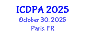 International Conference on Developmental Psychology and Adolescence (ICDPA) October 30, 2025 - Paris, France