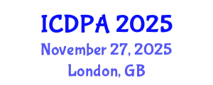 International Conference on Developmental Psychology and Adolescence (ICDPA) November 27, 2025 - London, United Kingdom