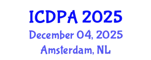 International Conference on Developmental Psychology and Adolescence (ICDPA) December 04, 2025 - Amsterdam, Netherlands