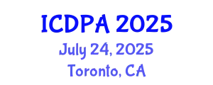 International Conference on Developmental Psychology and Adolescence (ICDPA) July 24, 2025 - Toronto, Canada