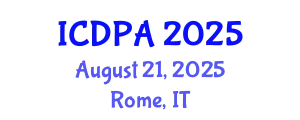 International Conference on Developmental Psychology and Adolescence (ICDPA) August 21, 2025 - Rome, Italy
