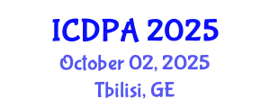 International Conference on Developmental Psychology and Adolescence (ICDPA) October 02, 2025 - Tbilisi, Georgia